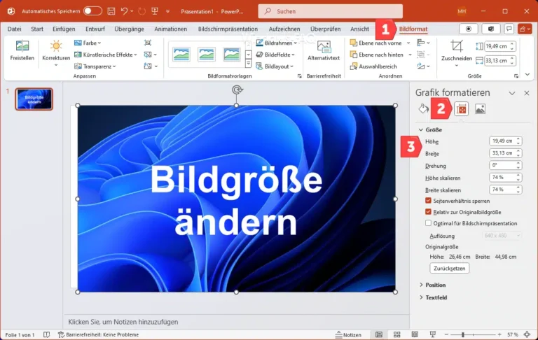 Bildgröße ändern